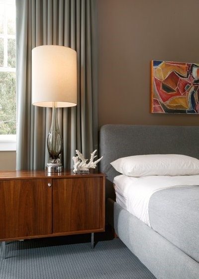 Midcentury Bedroom by Kenneth Brown Design